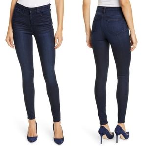 L'AGENCE Women's High Rise Jeans - Dark Blue